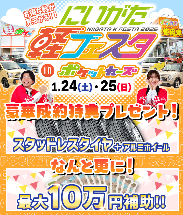 軽フェスタ1月24日~1月25日
